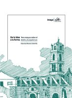 De la idea a la forma. Tres ensayos sobre el diseño y la arquitectura